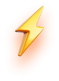 Молния заголовок правая